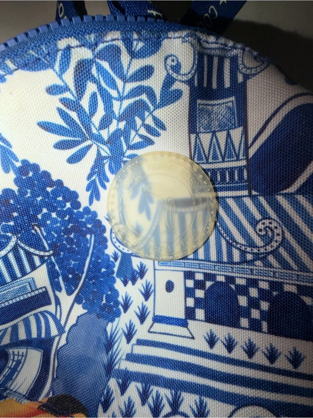 FARM RIO BRAZIL- Blue  Printed Women’s Mini Backpack - Tropical Toucan Design